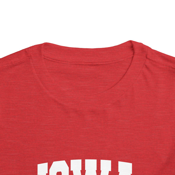 Iowa Toddler Graphic Tee - Kids Iowa Vacation Shirt