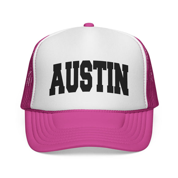 Austin, Texas Collegiate Style Trucker Hat