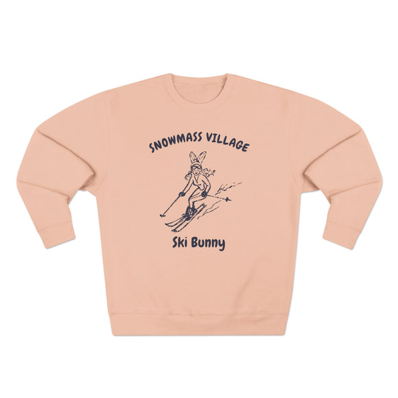 Premium Snowmass Village, Colorado Ski Bunny Sweatshirt