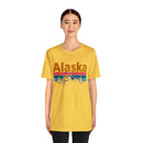 Alaska T-Shirt - Mountain Sunset Unisex Alaska Shirt-100