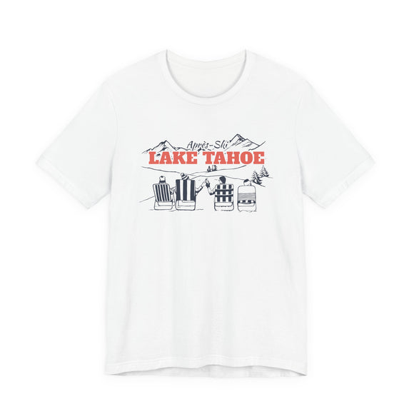 Lake Tahoe, California Après-ski T-Shirt - Vintage Mountain Graphic Tee