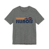 Illinois T Shirt - Retro Jetski PWC Graphic Illinois Tee