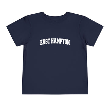 Buy navy East Hampton, New York Toddler Graphic Tee - Kids East Hampton Vacation T-Shirt