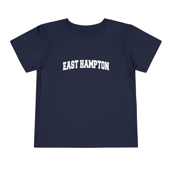 East Hampton, New York Toddler Graphic Tee - Kids East Hampton Vacation T-Shirt