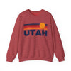 Utah Sweatshirt Retro Sun Unisex - Vintage Utah Inspired Warm Pullover Jumper