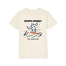 North Conway, New Hampshire Yeti Snowboard Youth Tee - Kids Skiing Shirt-1