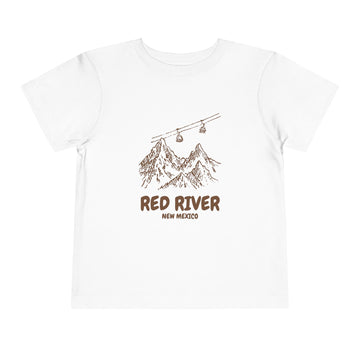Red River, New Mexico Toddler T-Shirt — Vintage Gondola Ski Mountain Tee - 0
