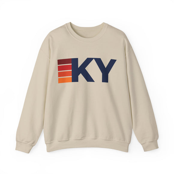 Kentucky Retro Sweatshirt | Retro Stripes Kentucky