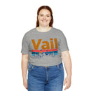 Vail, Colorado Shirt - Mountain Sunset Unisex Vail T-Shirt-27