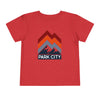 Park City, Utah Toddler T-Shirt - Retro Palm Tree Toddler Park City Shirt