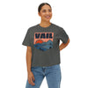 Women's Vail, Colorado Boxy Graphic Tee - Slightly Cropped