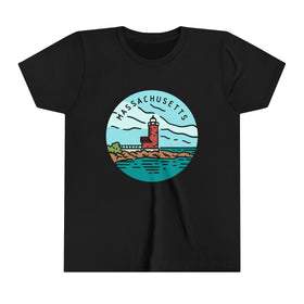 Massachusetts Youth T-Shirt - Unisex Kids Massachusetts Shirt