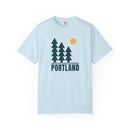 Portland, Oregon T-Shirt, Comfort Colors 100% Cotton Trees Tee-3