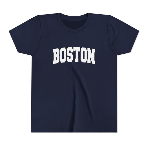 Boston, Massachusetts Youth Graphic Tee - Kids Boston T Shirt
