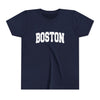 Boston, Massachusetts Youth Graphic Tee - Kids Boston T Shirt