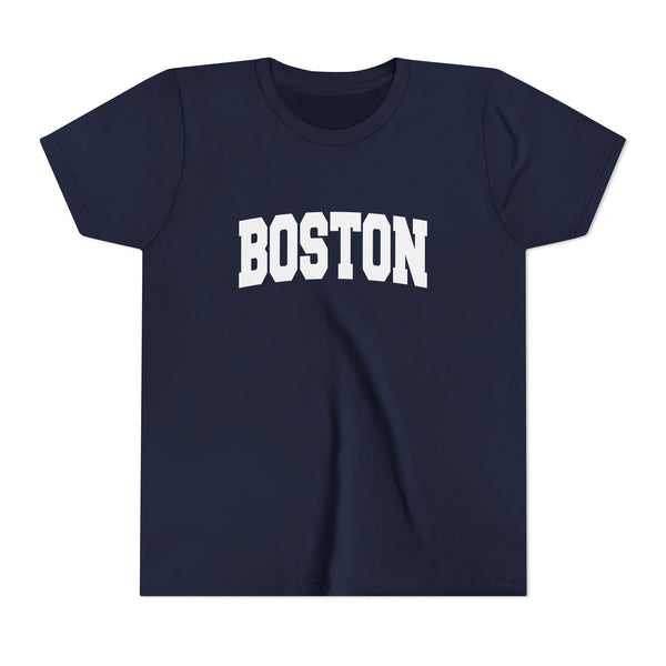 Boston, Massachusetts Youth Graphic Tee - Kids Boston T Shirt