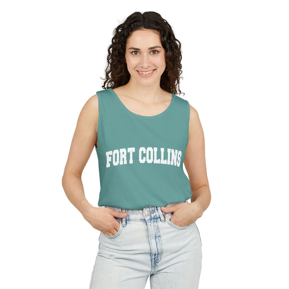 Fort Collins, Colorado Tank Top Unisex | Comfort Colors - 100% Cotton