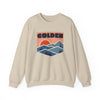 Golden, Colorado Sweatshirt Retro Mountains, Golden Unisex Graphic Crewneck
