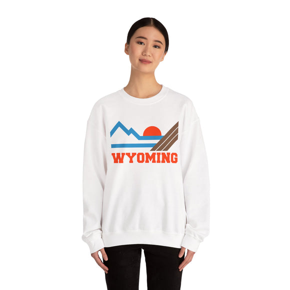 Wyoming Sweatshirt - Mountain Wyoming Crewneck Sweatshirt
