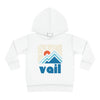 Vail, Colorado Toddler Hoodie - Minimal Style Unisex Vail Toddler Sweatshirt