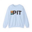 Pittsburgh, Pennsylvania PIT Retro Stripe Sweatshirt-4
