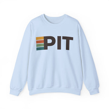 Buy light-blue Pittsburgh, Pennsylvania PIT Retro Stripe Sweatshirt