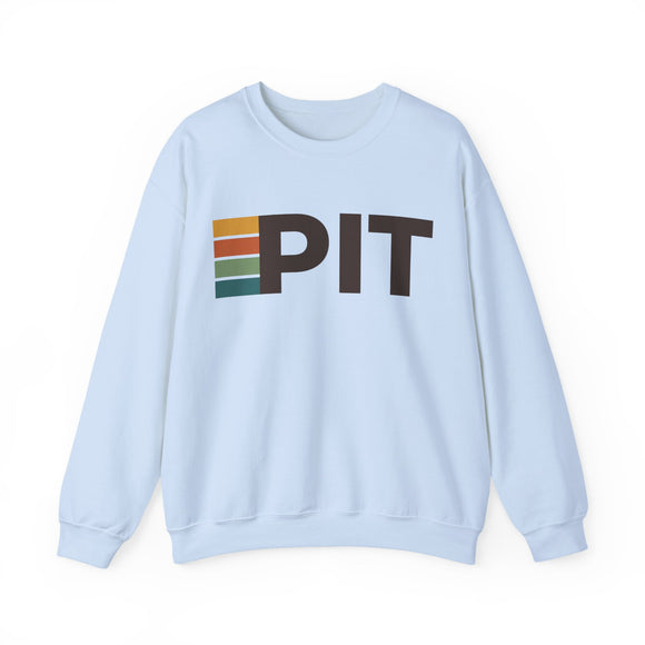 Pittsburgh, Pennsylvania PIT Retro Stripe Sweatshirt
