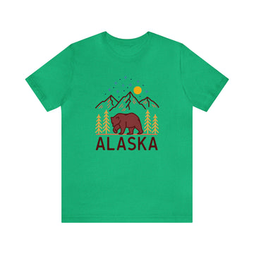 Buy heather-kelly Alaska T-Shirt - Retro Unisex Alaska Shirt