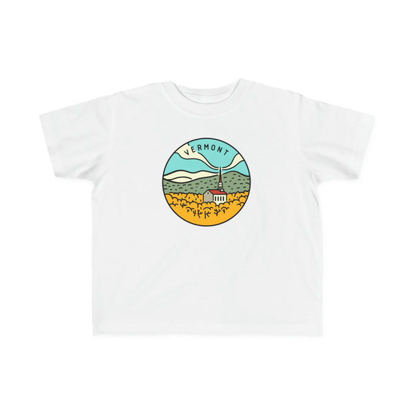 Vermont Toddler T-Shirt - Unisex Toddler Vermont Shirt