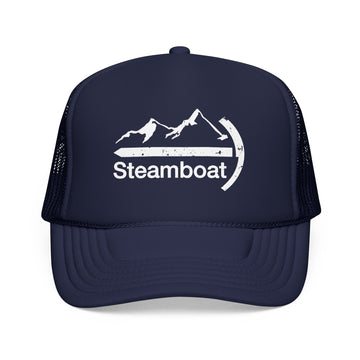 Steamboat, Colorado Trucker Hat - Foam Boulder Cap