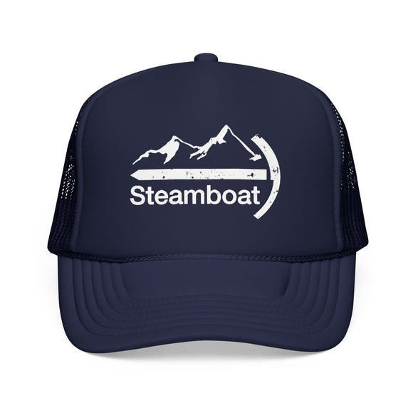 Steamboat, Colorado Trucker Hat - Foam Boulder Cap