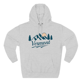 Premium Vermont Hoodie - Retro Unisex Sweatshirt