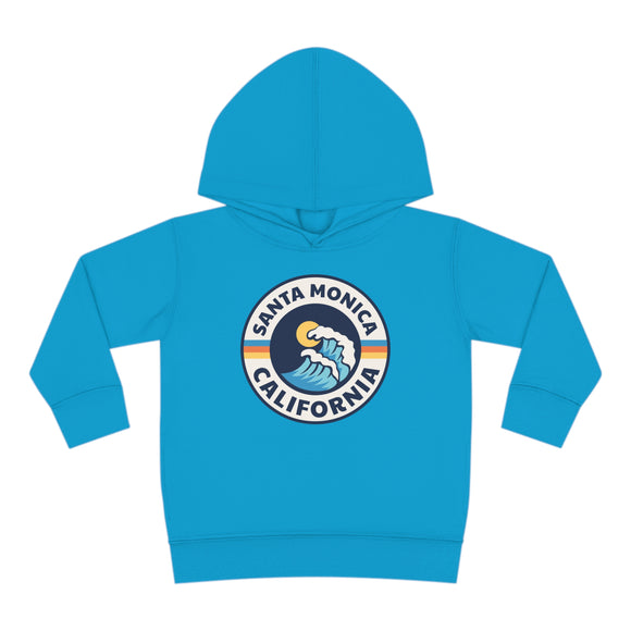 Santa Monica, California Toddler Hoodie - Unisex Santa Monica Toddler Sweatshirt