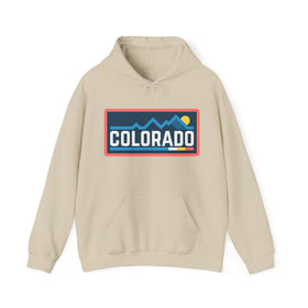 Colorado Hoodie - Sun Unisex Colorado Hoodie Graphic Sweatshirt - 0