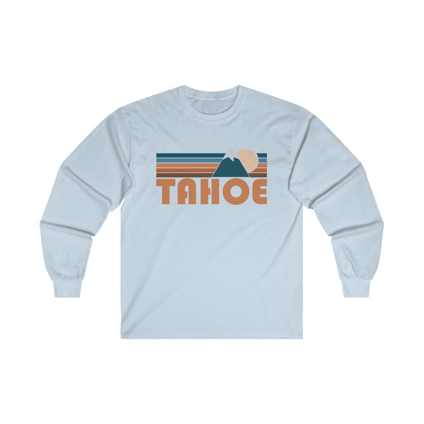 Tahoe, California Long Sleeve Shirt - Retro Unisex Tahoe Long Sleeve Tee