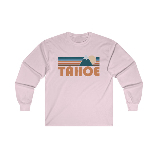 Tahoe, California Long Sleeve Shirt - Retro Unisex Tahoe Long Sleeve Tee