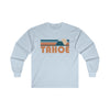 Tahoe, California Long Sleeve Shirt - Retro Unisex Tahoe Long Sleeve Tee