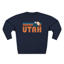 Premium Utah Retro Mountain Graphic Sweatshirt-6