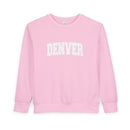 Denver, Colorado Toddler Sweatshirt - Denver Toddler Crewneck Sweatshirt-5