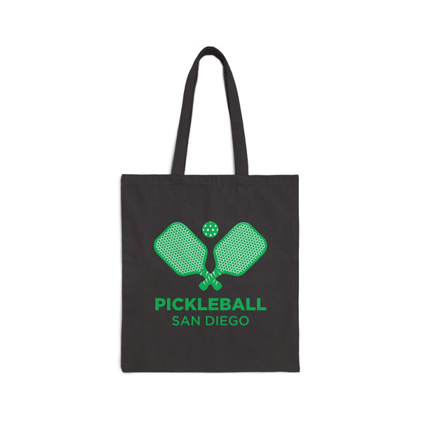 San Diego, California Cotton Canvas Pickleball San Diego Tote Bag