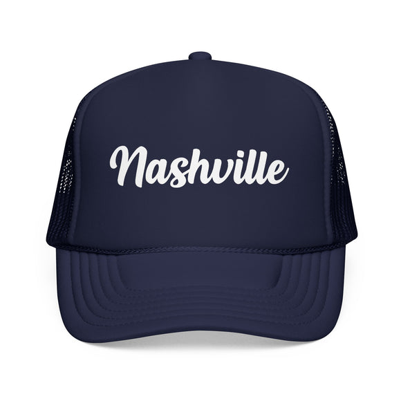 Nashville, Tennessee Foam Trucker Hat, Mesh Back