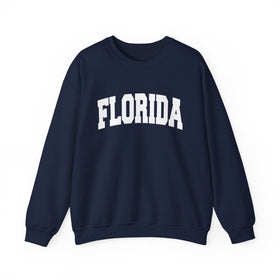 Buy navy Florida Sweatshirt - Unisex Graphic Crewneck