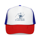 Crested Butte, Colorado Snow Ski Trucker Hat — Retro Skier Foam Crested Butte Cap-5