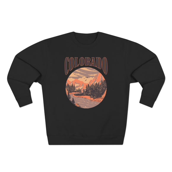 Premium Colorado Sweatshirt - Unisex Mountain Sweatshirt