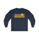 Washington Long Sleeve Shirt - Retro Unisex Shirt-6