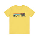 Montauk, New York T Shirt - Retro Jetski PWC Graphic Tee-3