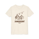 Sandpoint, Idaho Youth T-Shirt — Vintage Gondola Ski Mountain Tee-1