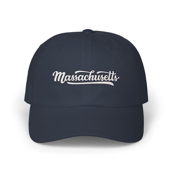 Massachusetts Dad Hat - Embroidered Massachusetts Classic Dad Cap