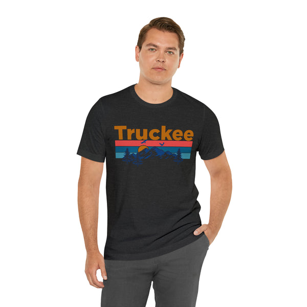 Truckee, California Shirt - Mountain Sunset Unisex Truckee T-Shirt
