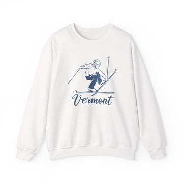Vermont Sweatshirt - Vintage Skiing Graphic Crewneck